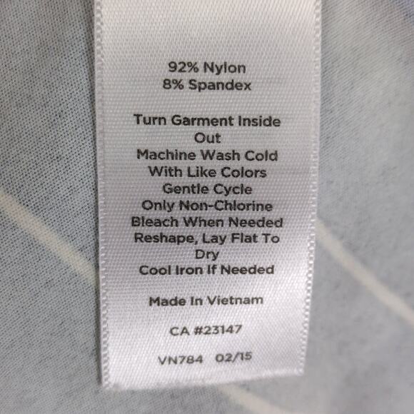 Vtg Talbots Sz 10 Black Whimsical Waves Career Wrap V Midi Dress, Stretch Belted - Picture 6 of 6